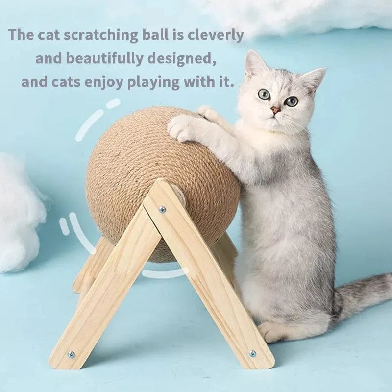 Katzenkratzspielzeug Dreieckig für Innenräume mit Drehbarer Funktion 1