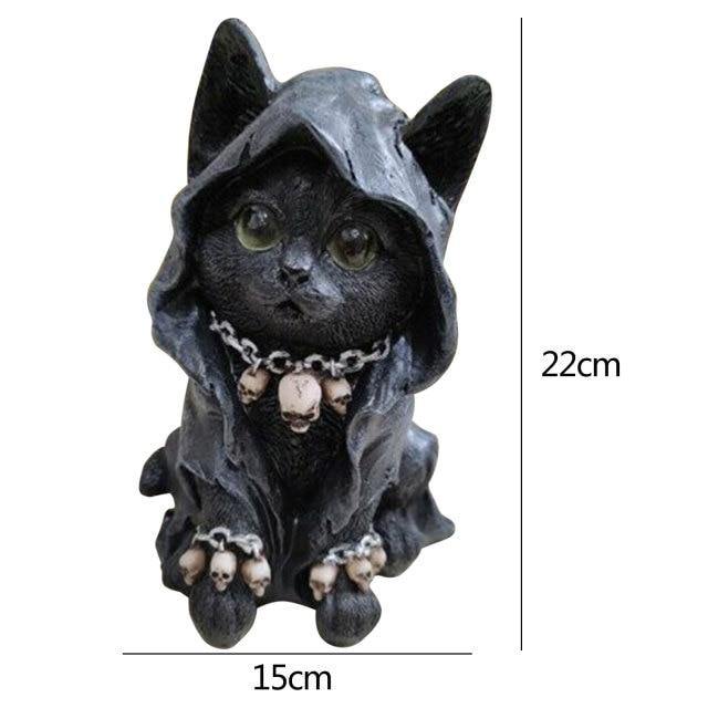 Katzenstatue Dekor für Halloween 0