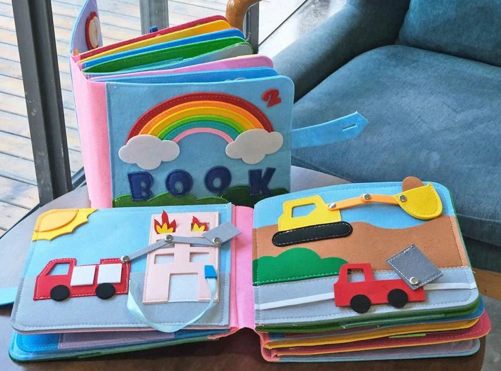 Kinder Abenteuerbuch Interaktiv für Montessori Lernen 3
