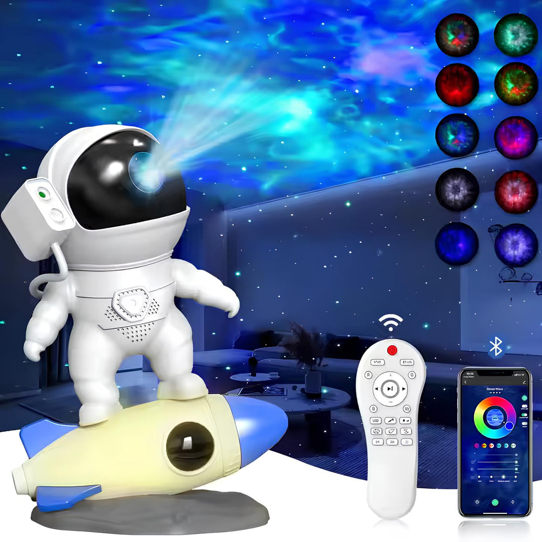 Kinder Astronauten Projektorlampe Mit Bluetooth Lautsprecher 3