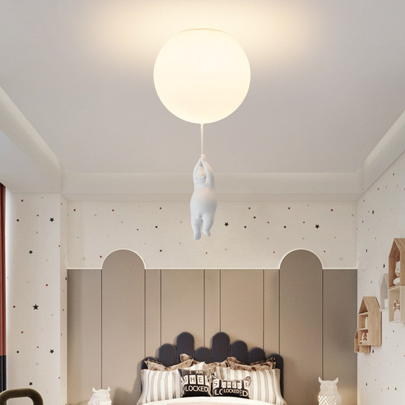 Kinder Deckenleuchte Bär und Ballon LED Pendelleuchte für Spielzimmer 8