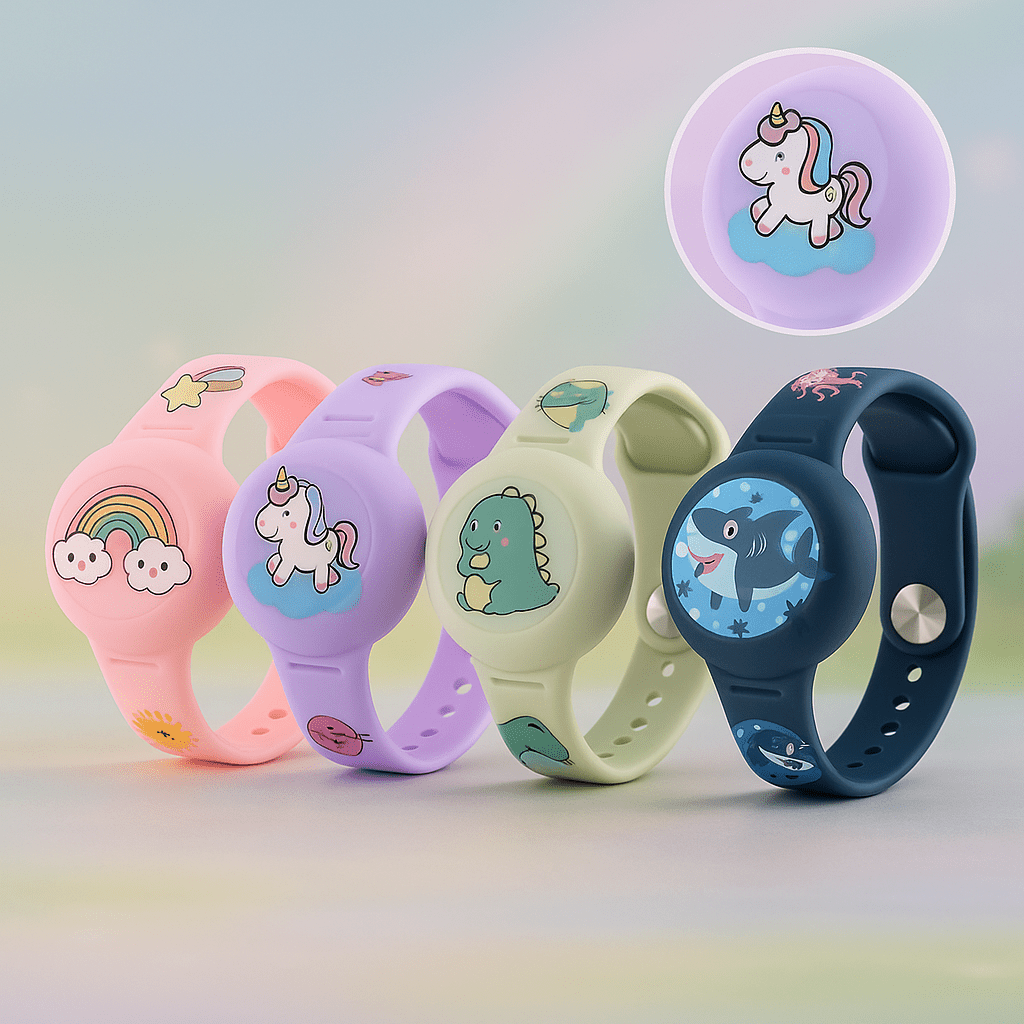 Kinder GPS-Armband Buntes Design 2