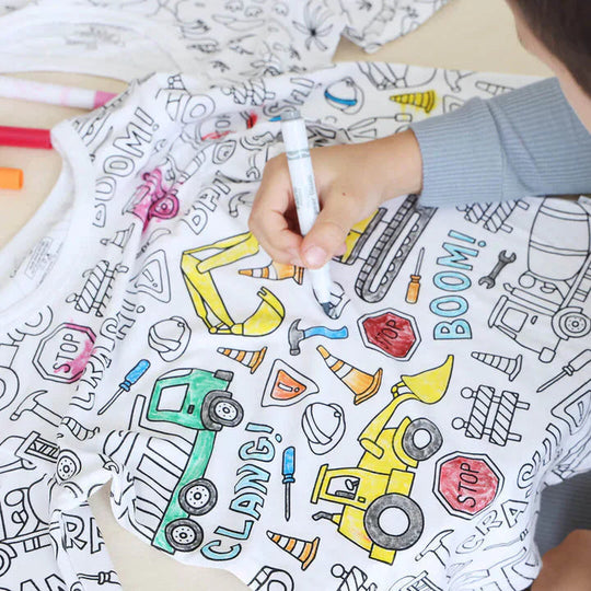 Kinder Pyjama Kreativ Mit Malspaß für Jungen und Mädchen 2