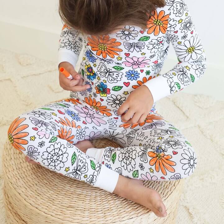 Kinder Pyjama Kreativ Mit Malspaß für Jungen und Mädchen 7
