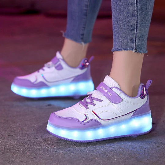 Kinder Rollschuhe Mit LED-Beleuchtung Und Orthopädischem Design 5
