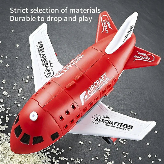 Kinder Spielset Flugzeug Hubschrauber Verkehrsschilder Interaktives Spielzeug 8