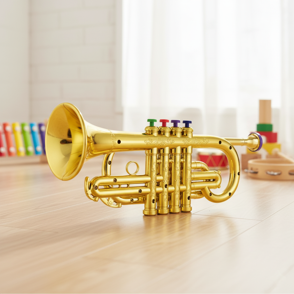 Kinder Trompeten-Spielzeug Lerninstrument Musikalisches Spielzeug für Kreatives Spielen 0
