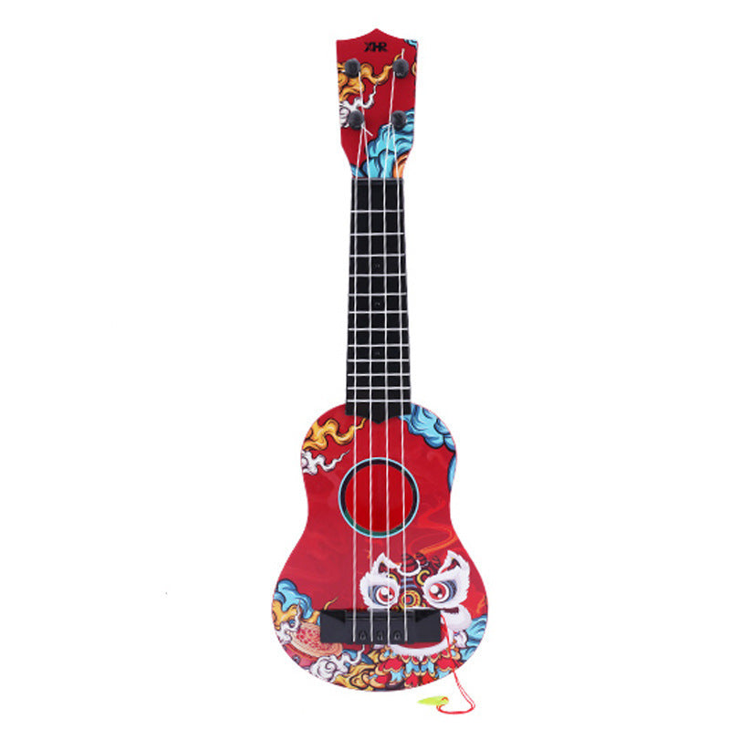 Kinder Ukulele Mini Kreativ Design mit Farbenfrohen Grafiken 1