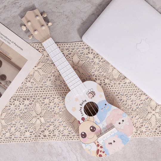 Kinder Ukulele Mini mit Tiermotiv Design 2