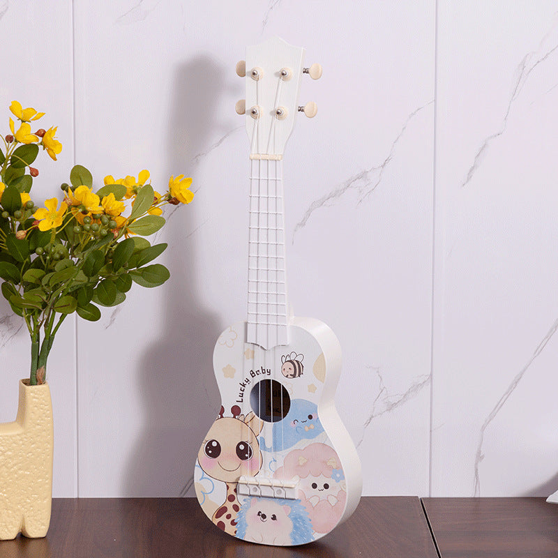 Kinder Ukulele Mini mit Tiermotiv Design 3