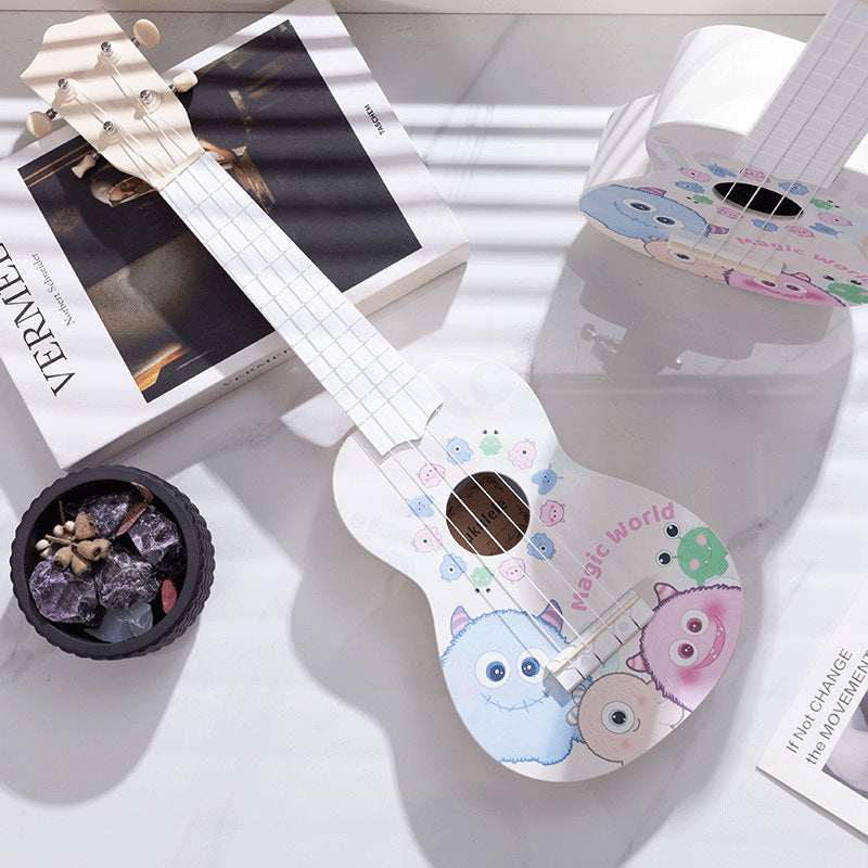 Kinder Ukulele Miniatur Modell Spielerisch 0