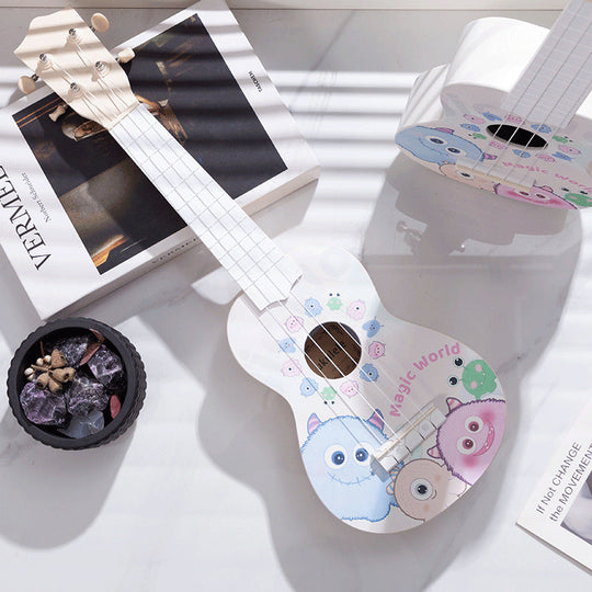 Kinder Ukulele Miniatur Modell Spielerisch 0