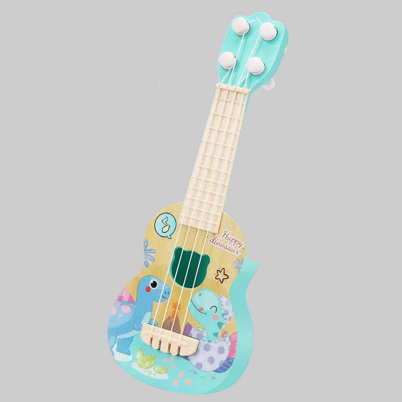 Kinder Ukulele Spielzeug mit Bärendesign für Anfänger 3