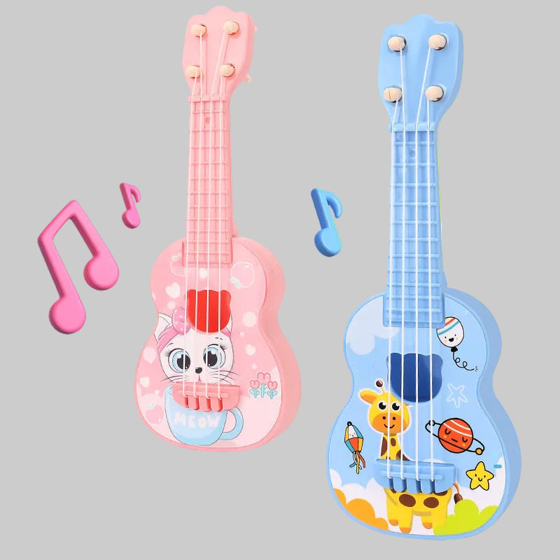 Kinder Ukulele mit Katzenmotiv Verspielt und Kompakt 1