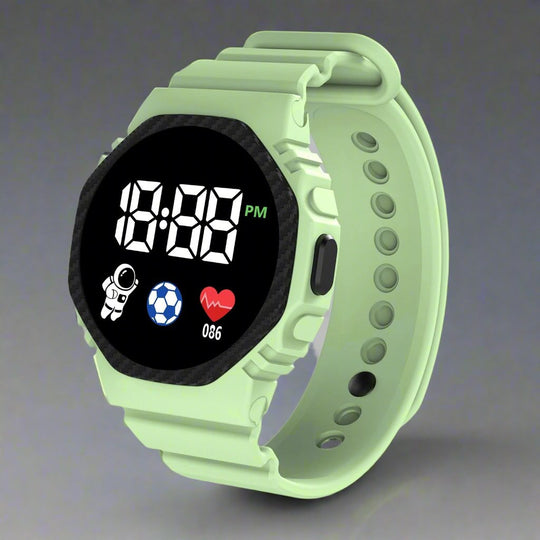 Kinderuhr Sportlich für Abenteuerlustige mit LED-Display und Wasserdichtem Design 4