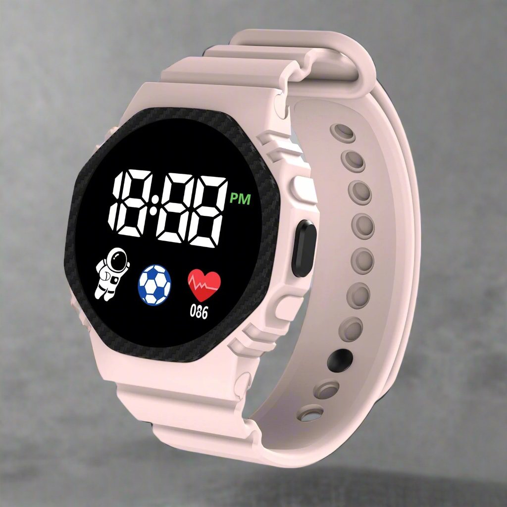 Kinderuhr Sportlich für Abenteuerlustige mit LED-Display und Wasserdichtem Design 6