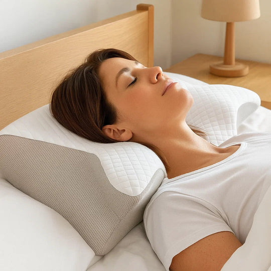 Kissen für erholsamen Schlaf ergonomisch geformt 2