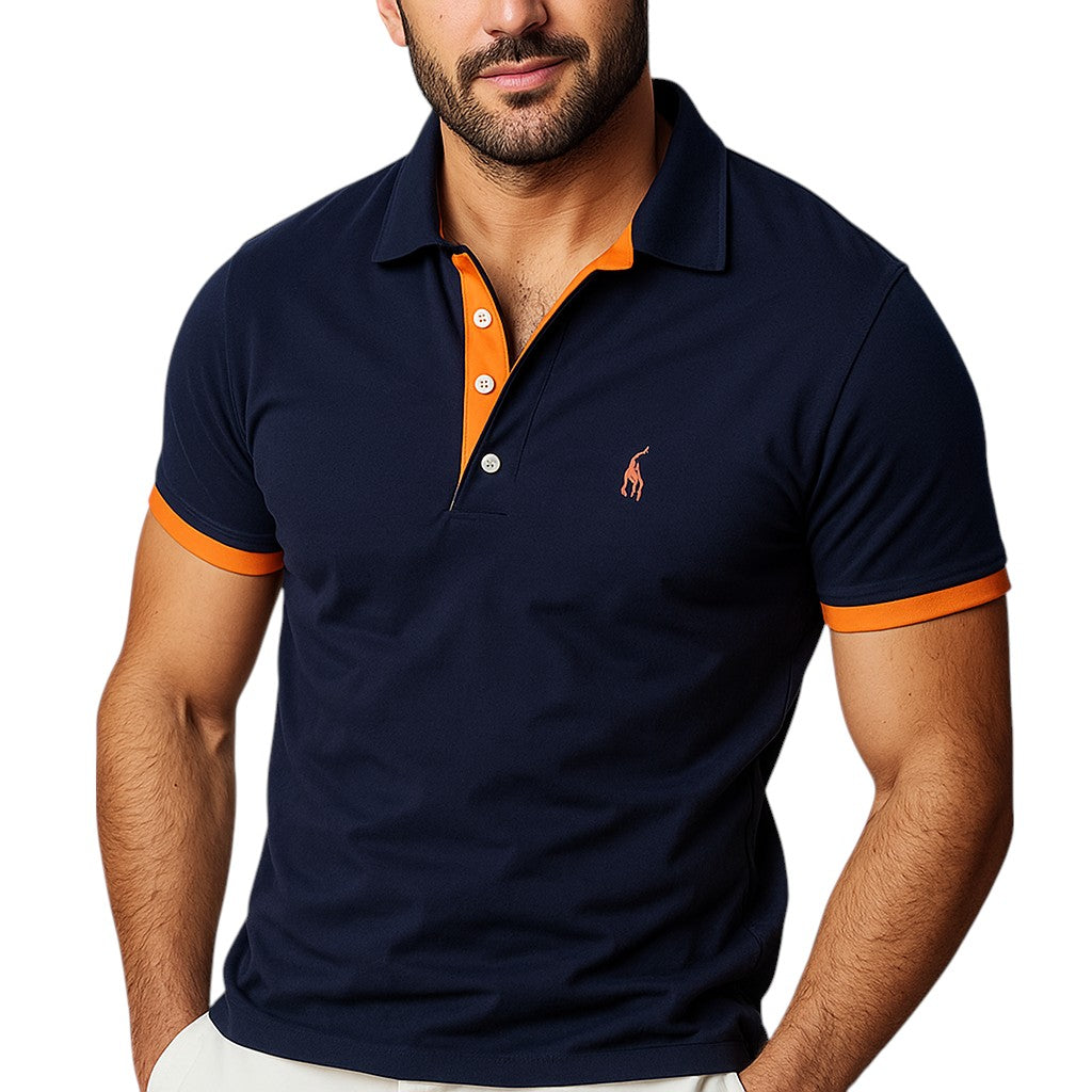 Klassisches Herren-Poloshirt, bequeme Passform 1