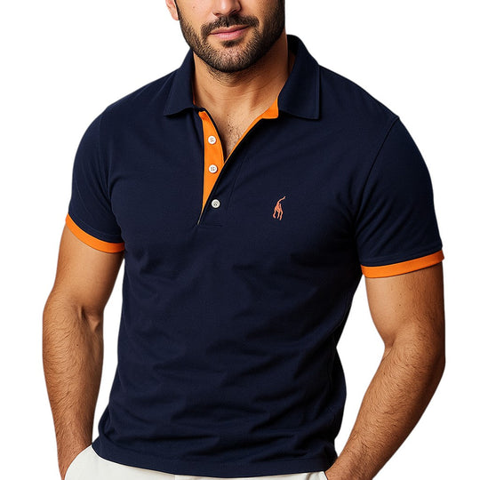 Klassisches Herren-Poloshirt, bequeme Passform 1