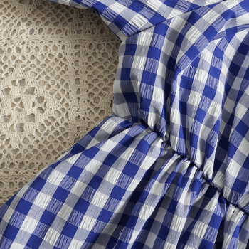 Kleid Mit Quadratischem Kragen Für Frauen