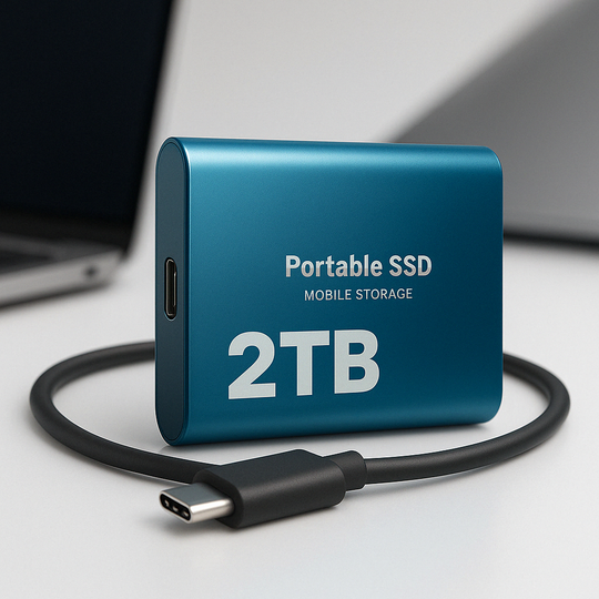 Kompakte SSD-Festplatte, Hochgeschwindigkeitsspeicher, USB-C 1050 MB/s 1