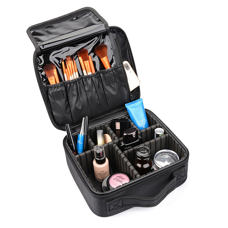 Kosmetiktasche Damen mit Verstellbaren Fächern - Praktische Schminktasche für Reisen und Alltag 10