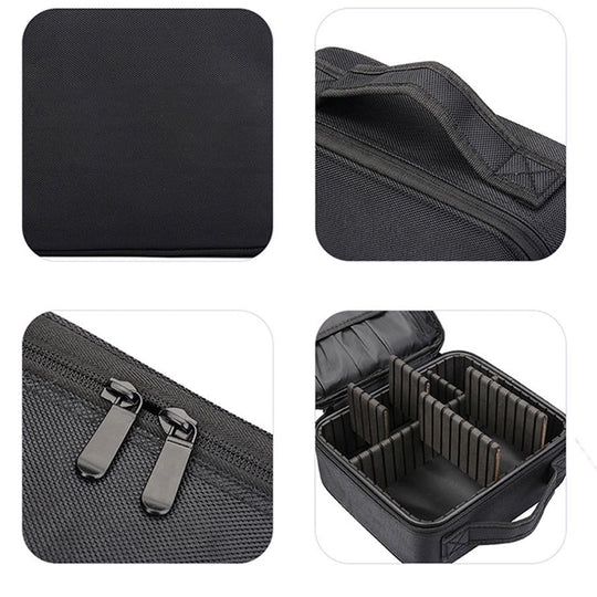 Kosmetiktasche Damen mit Verstellbaren Fächern - Praktische Schminktasche für Reisen und Alltag 4