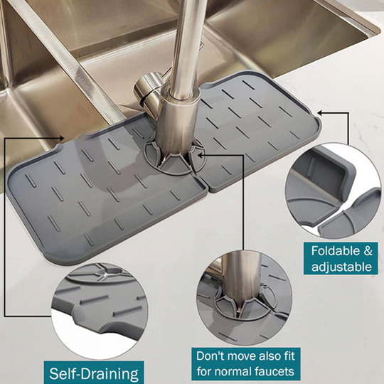Küchen Tropfsammelplatte für Wasserhahn Flexibel und Praktisch 1