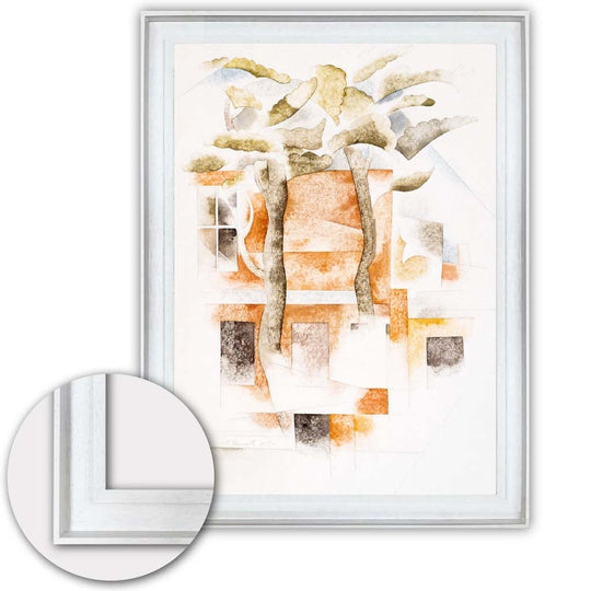 Kunstdruck Charles Demuth - Moderne Kunst Bilder - Bermuda mit Bäumen und Häusern 7
