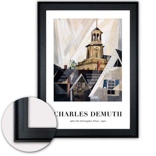 Kunstdruck Charles Demuth im Stil von Christopher Wren – Kunstwerk für Zuhause 1