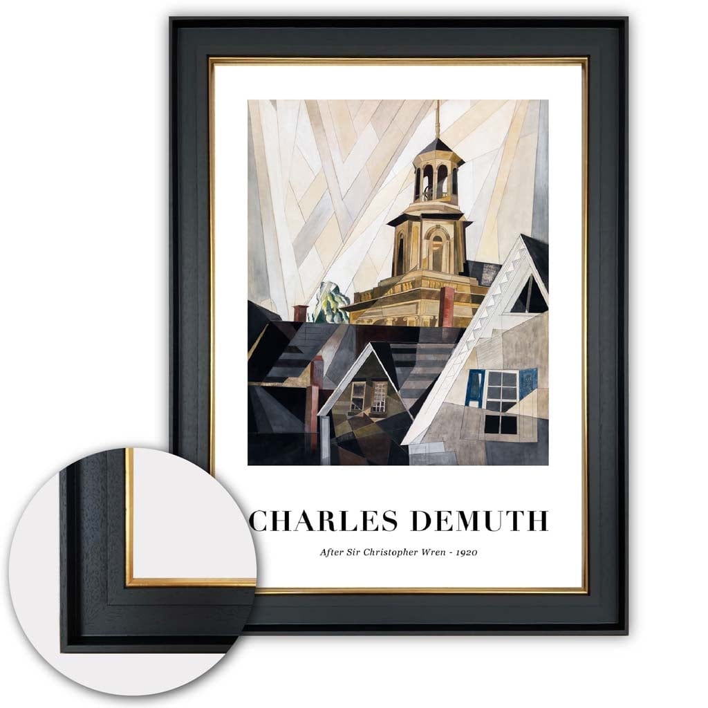 Kunstdruck Charles Demuth im Stil von Christopher Wren – Kunstwerk für Zuhause 3