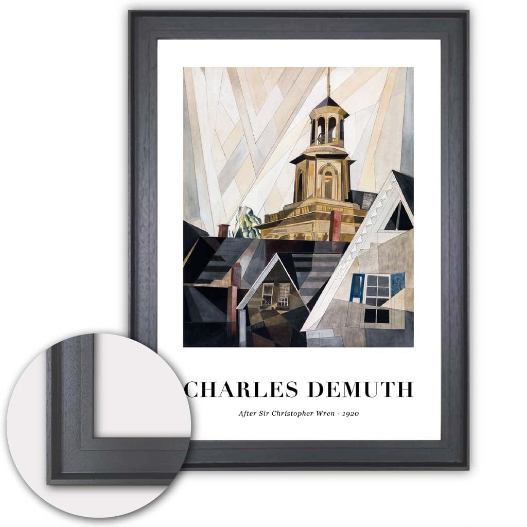 Kunstdruck Charles Demuth im Stil von Christopher Wren – Kunstwerk für Zuhause 4