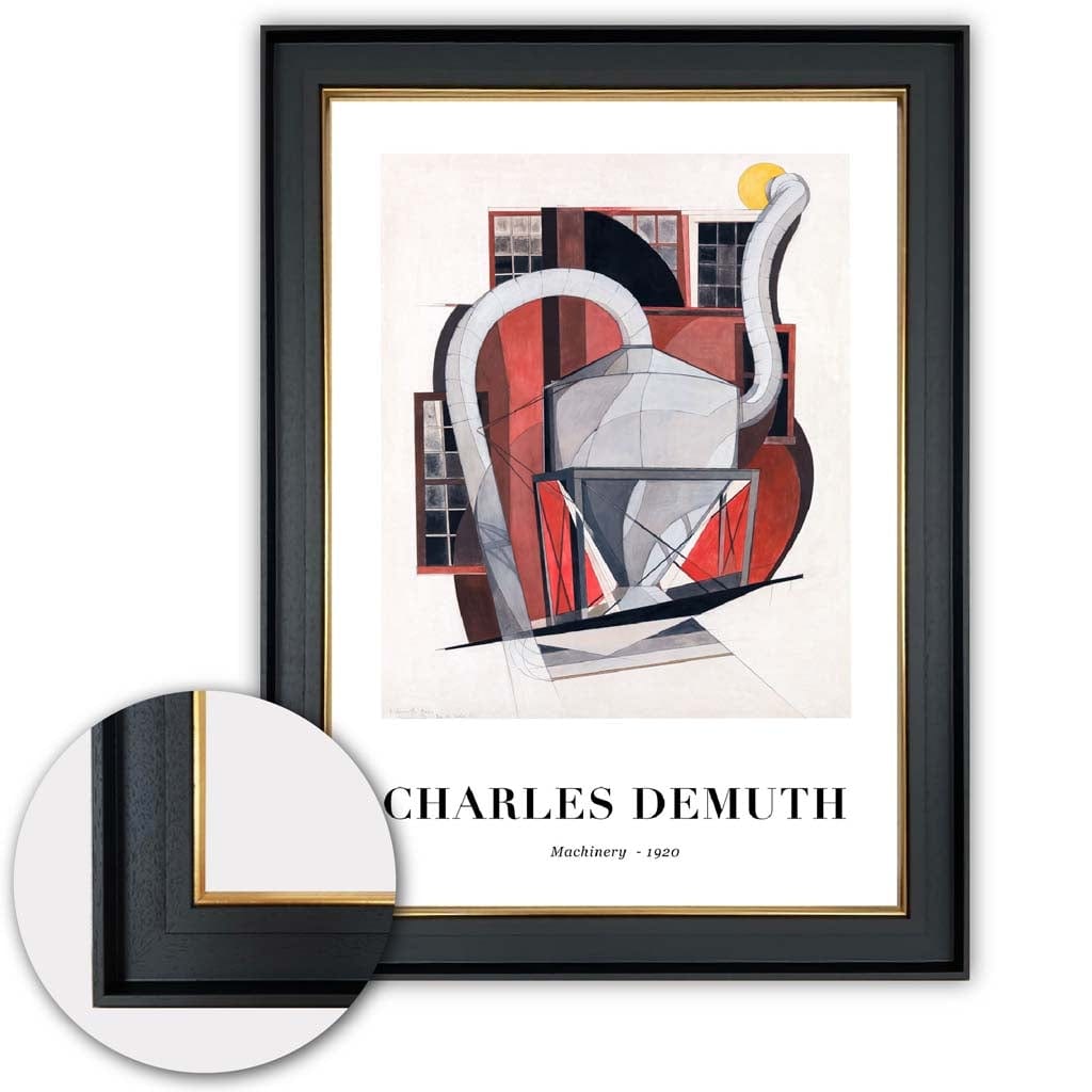 Kunstdruck Maschinen von Charles Demuth – Vintage Kunstbilder für Zuhause 3