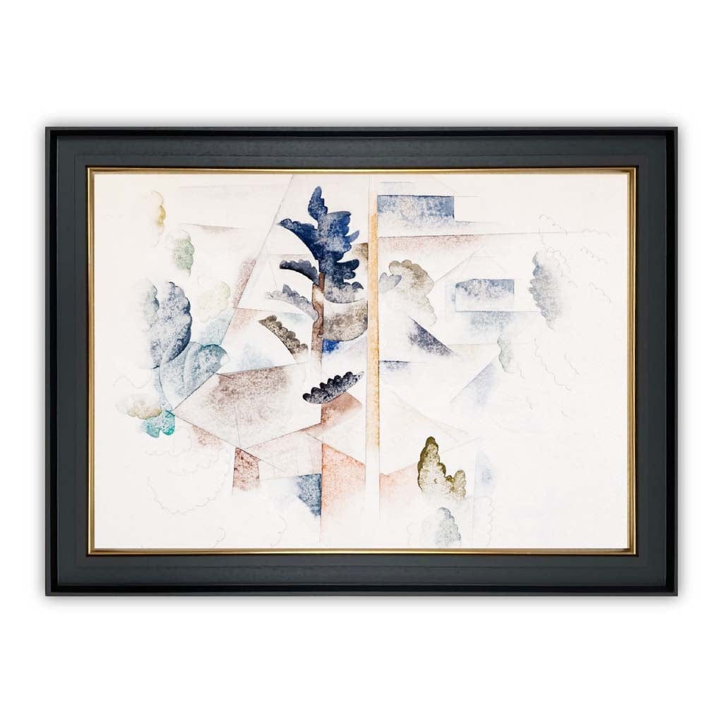 Kunstdrucke Charles Demuth Bermuda Bäume Architektur auf Leinwand kaufen 3