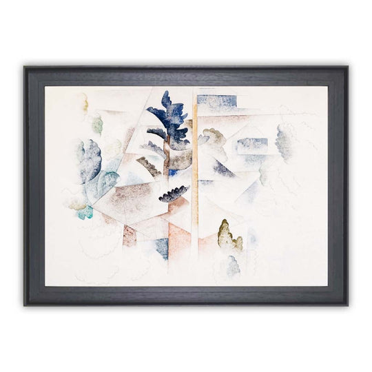 Kunstdrucke Charles Demuth Bermuda Bäume Architektur auf Leinwand kaufen 4