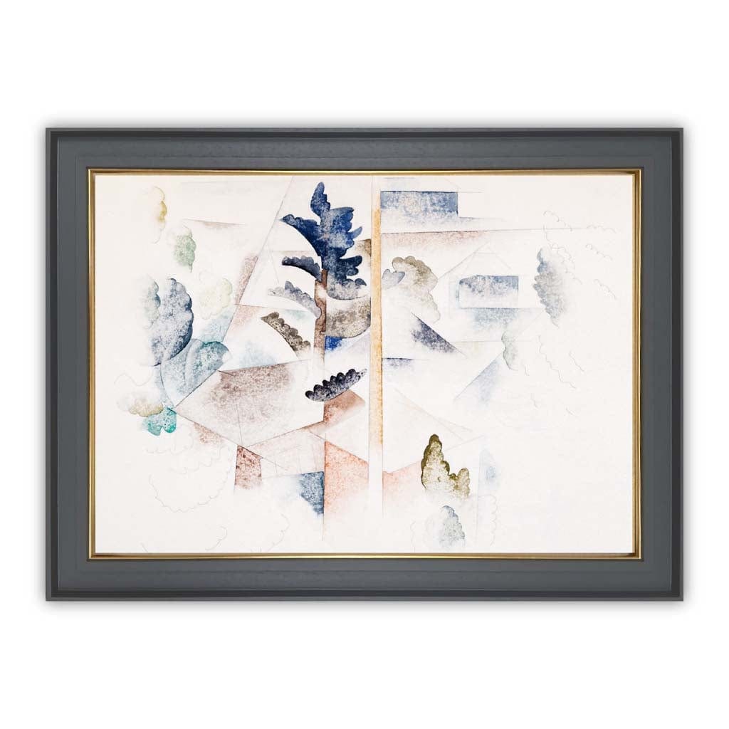 Kunstdrucke Charles Demuth Bermuda Bäume Architektur auf Leinwand kaufen 6