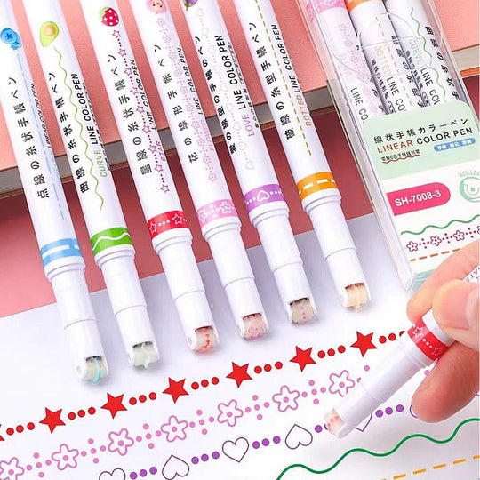 Künstlerischer Doppelspitzenmarker für Kreative Designs 0