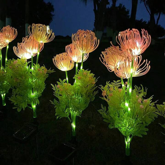 LED Außenleuchte für Garten und Terrasse mit Blumenmuster 5