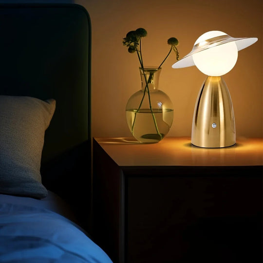 LED Tischlampe USB Wiederaufladbar mit Touch-Dimmer – Moderne Tischleuchte ohne Kabel 3
