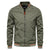 Variant image for Herren Jacke Schwarz Bomberjacke Stilvoll Polyester Strapazierfähig-14