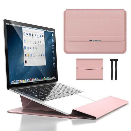 Laptop Hülle Schlank für 15,6 Zoll und 14 Zoll Laptops, Wasserdicht und Stoßfest, Multifunktionale Laptoptasche 12