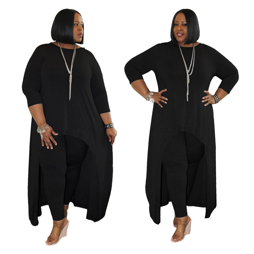 Lässiges Streetwear-Set In Übergröße