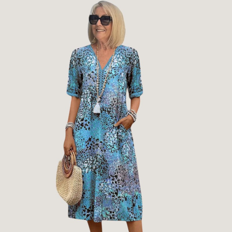 Lässiges, leichtes Sommerkleid im Boho-Stil für Damen 1