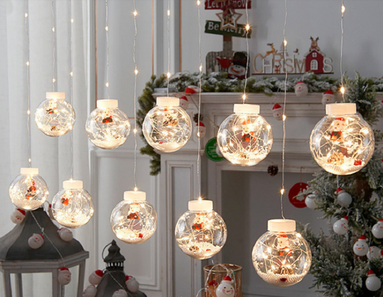 Lichterkette Weihnachtsbaum mit Fernbedienung - LED Lichterkette für Weihnachtsbeleuchtung Außen und Innen 8