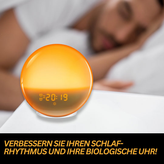Lichtwecker mit Sonnenaufgangssimulation und Radiowecker für einen Sanften Start in den Tag 4