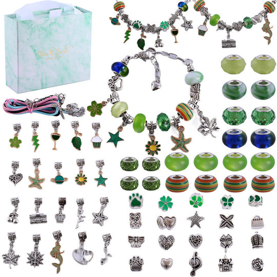 Mädchen Charm-Armband DIY-Set mit Anhängern 8