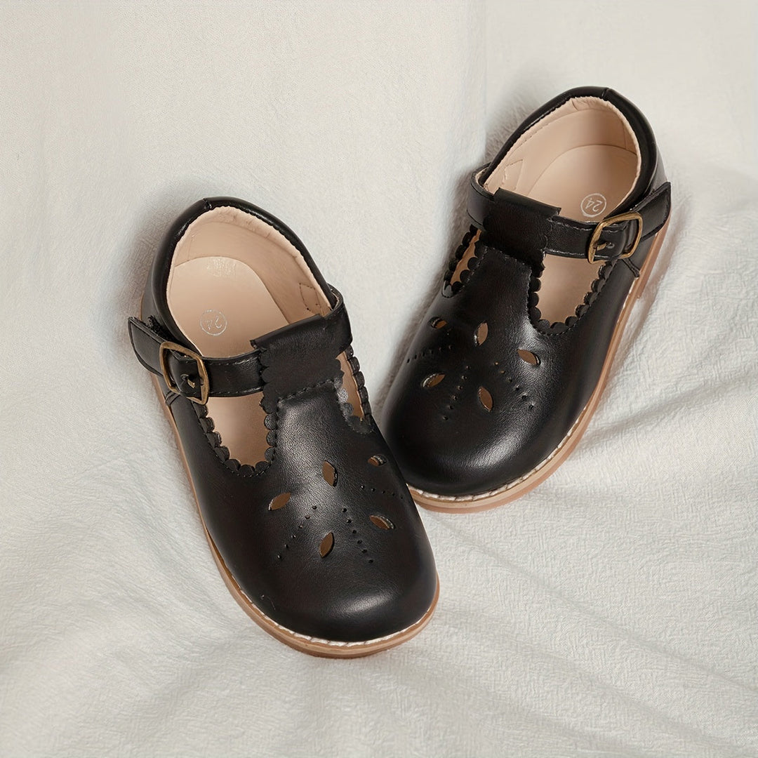 Mädchenschuhe Vintage Stil Flach mit Antirutschsohle 23-38 7