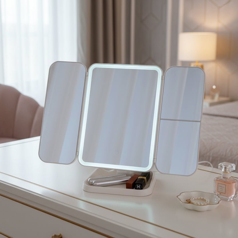 Make-up Spiegel mit LED-Beleuchtung für perfektes Styling 3
