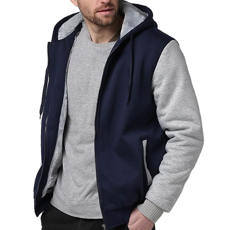 Männer Winter Fleece Jacke