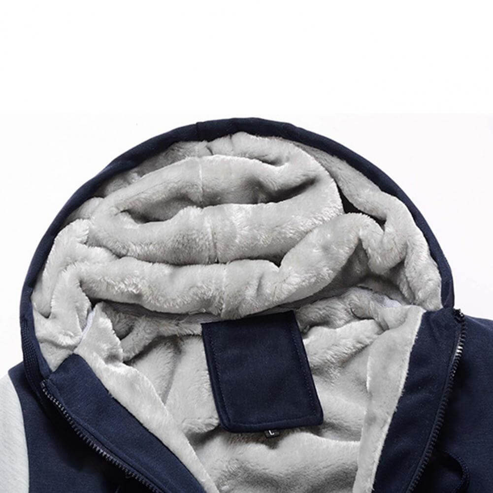 Männer Winter Fleece Jacke